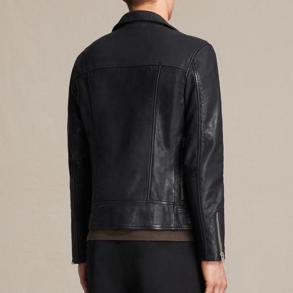 NWOT All Saints Leather Biker Jacket - Picture 2 of 6